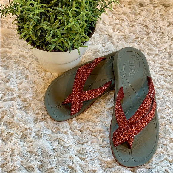 Shoes - Oboz Ococee Flip Flops Toe Loop Sandals Slide